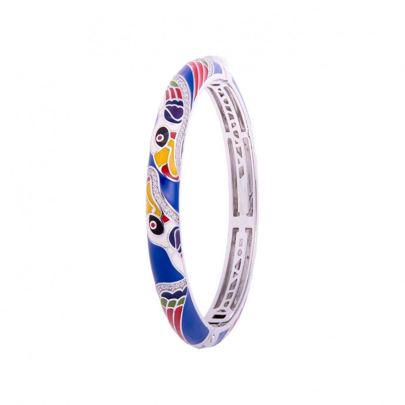 Jonc Bracelet Toucan Una Storia® en argent