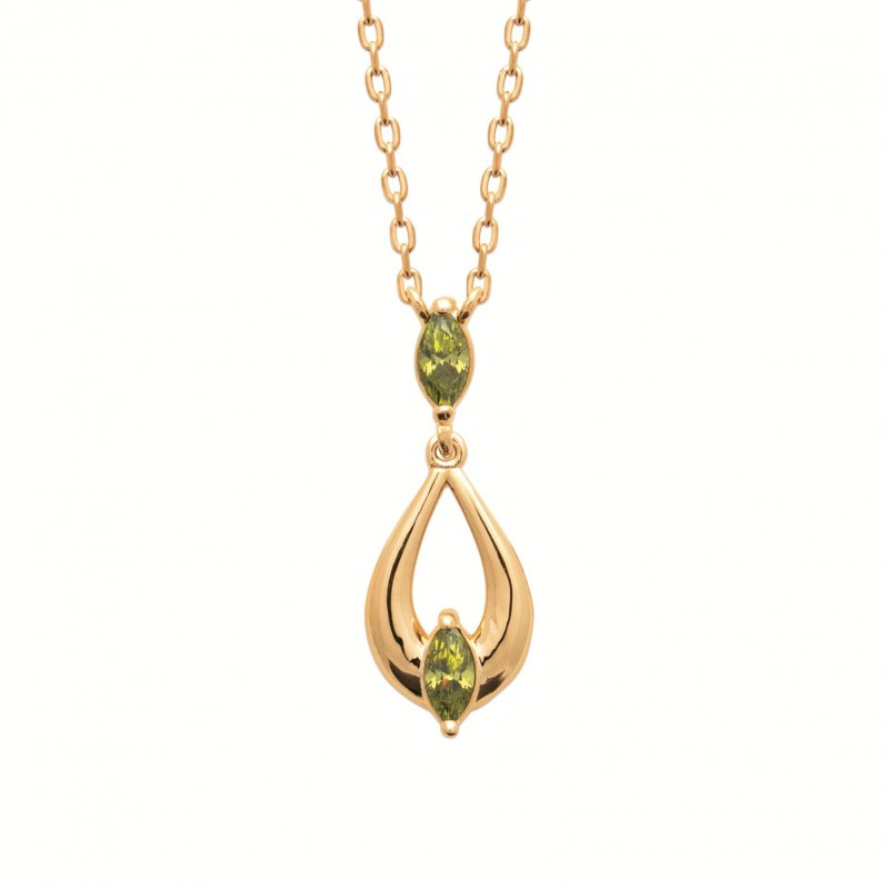 Collier Coque de Nacre Plaqué Or 750 PS 97421545