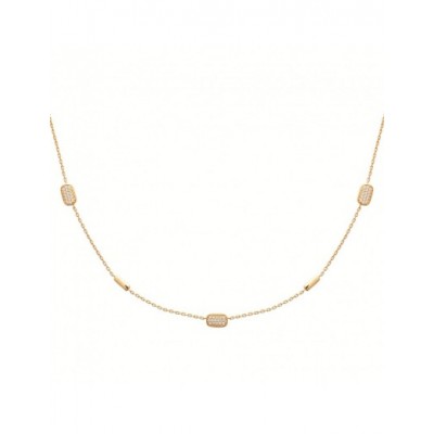 Collier Coque de Nacre Plaqué Or 750 et Oxydes de zirconium 97417845