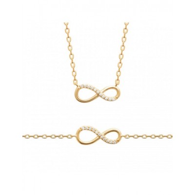 Collier Coque de Nacre Plaqué Or 750 et Oxydes de zirconium 97413545