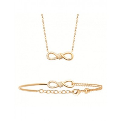 Bracelet Coque de Nacre Plaqué Or 750 et Oxydes de zirconium 97407218