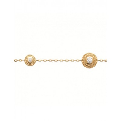 Bracelet Coque de Nacre Plaqué Or 750 97393718