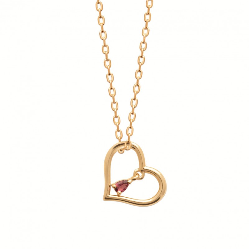 Collier Coque de Nacre Plaqué Or et pierre 97395545