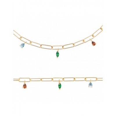 Collier Coque de Nacre Plaqué Or 750 PS 97392545