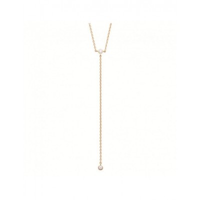 Collier Coque de Nacre Plaqué Or 750 et Oxydes de zirconium 97354845