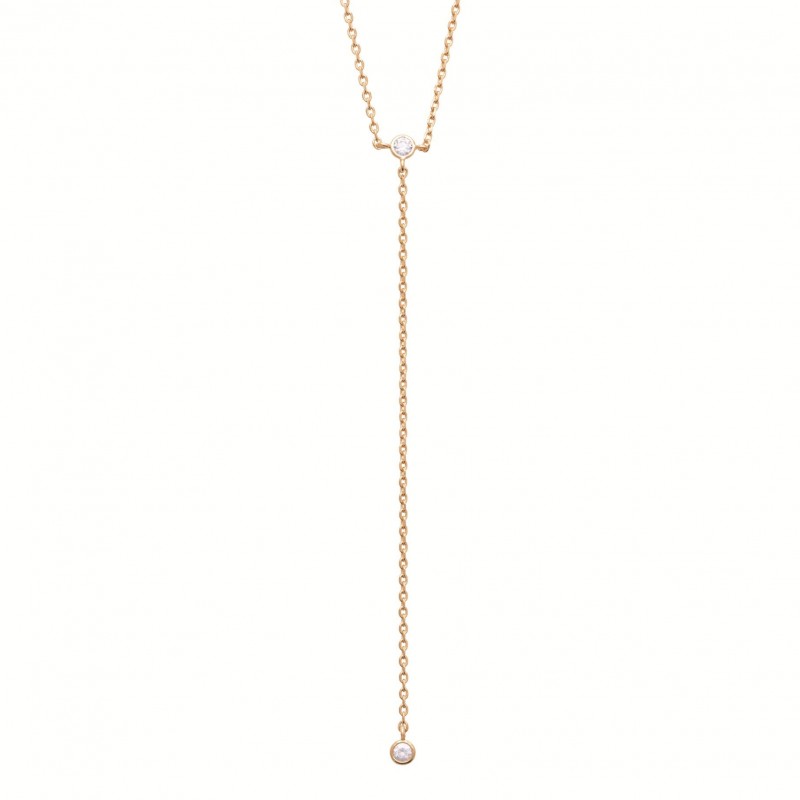 Collier Coque de Nacre Plaqué Or 750 et Oxydes de zirconium 97354845