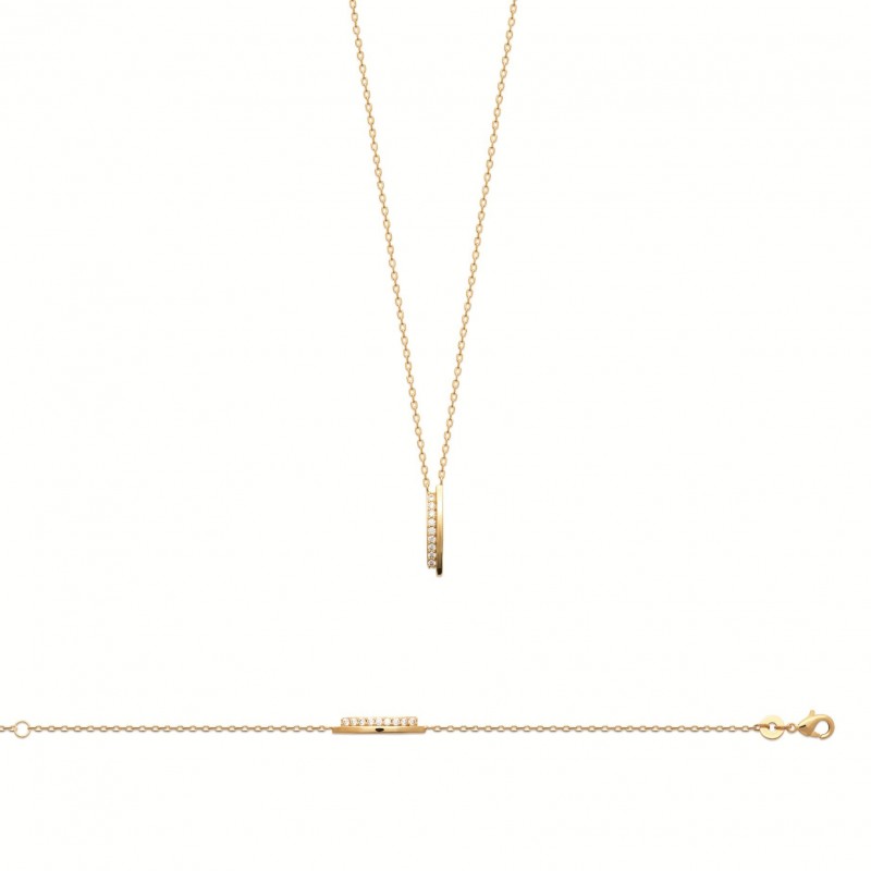Bracelet Coque de Nacre Plaqué Or 750 97345018