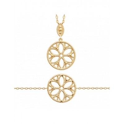 Collier Coque de Nacre Plaqué Or 750 92221345