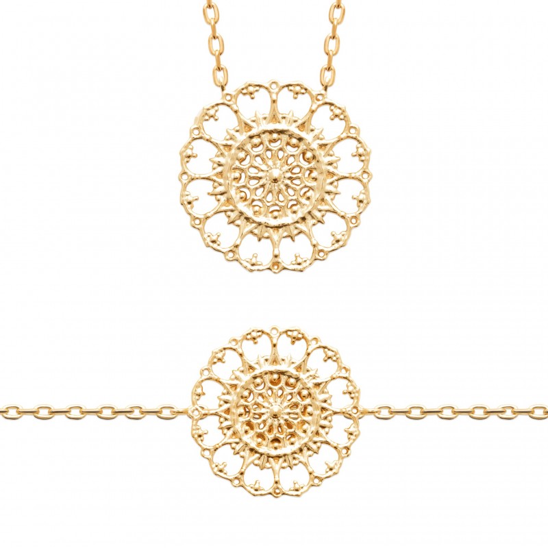 Collier Coque de Nacre Plaqué Or 750 92216145