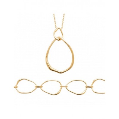 Bracelet Coque de Nacre Plaqué Or 750 92215318