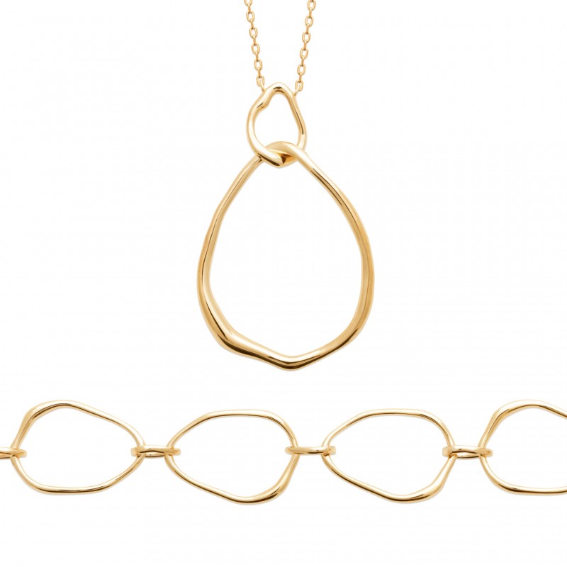 Bracelet Coque de Nacre Plaqué Or 750 92215318