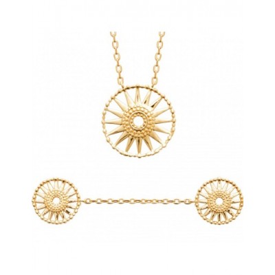Collier Coque de Nacre Plaqué Or 750 92212545