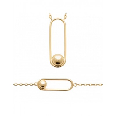 Collier Coque de Nacre Plaqué Or 750 92207245