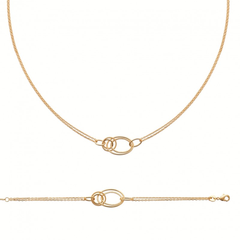 Bracelet Coque de Nacre Plaqué Or 750 92196618