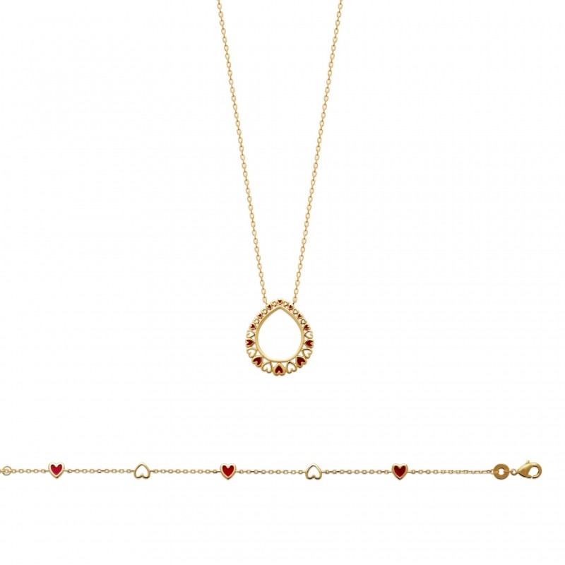 Bracelet Coque de Nacre Plaqué Or 750 92190218