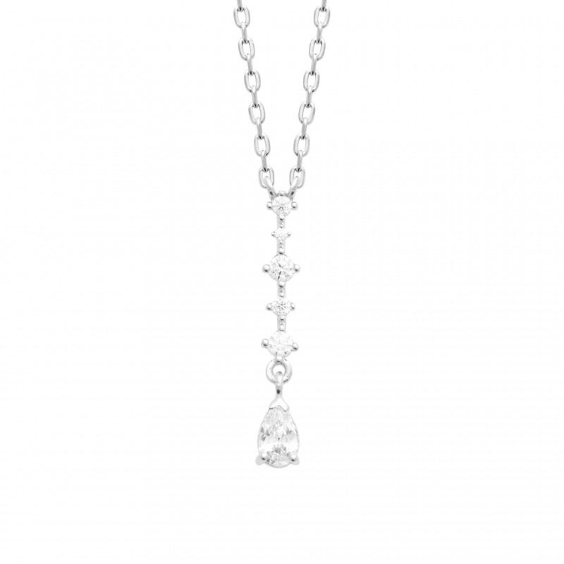 Bracelet Coque de Nacre Argent et Oxydes de zirconium 87417045