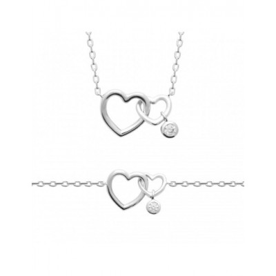 Bracelet Coque de Nacre Argent et Oxydes de zirconium 87415218