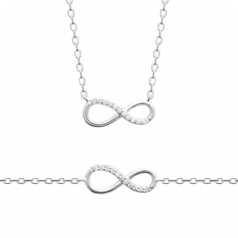 Bracelet Coque de Nacre Argent 925 rhodié et Oxydes de zirconium 87413545