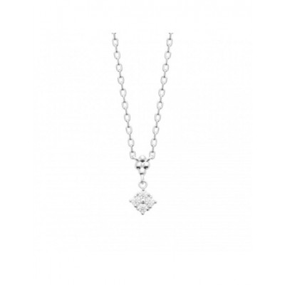 Collier Coque de Nacre Argent 925 rhodié et Oxydes de zirconium 87409845