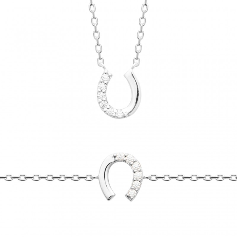 Bracelet Coque de Nacre Argent 925 rhodié et Oxydes de zirconium 87405518