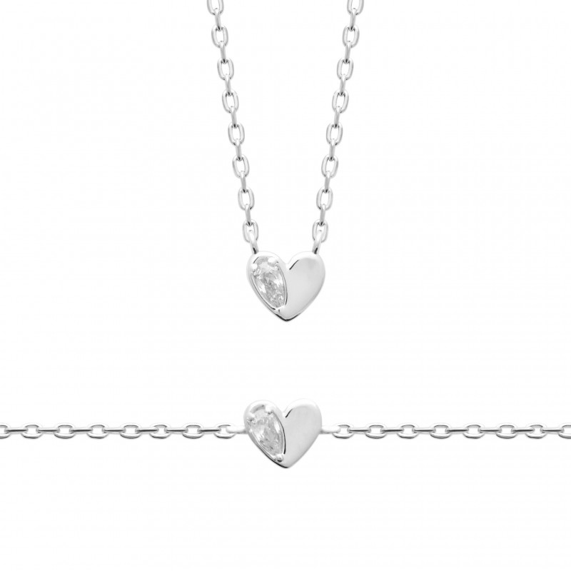 Bracelet Coque de Nacre Argent 925 rhodié et Oxydes de zirconium 87395718