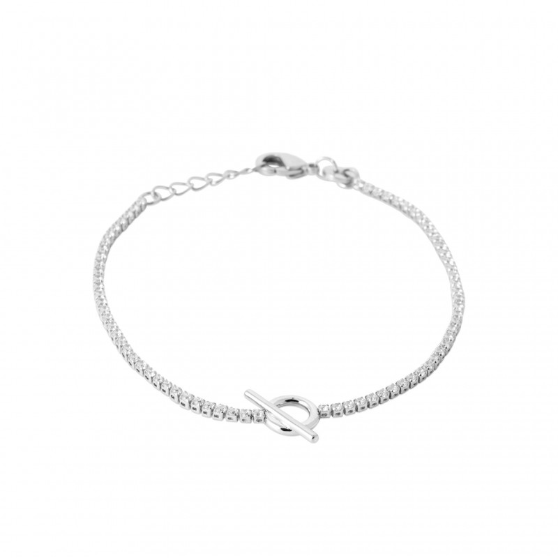 Collier Coque de Nacre Argent 925 rhodié et Oxydes de zirconium 87359445