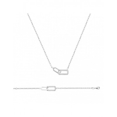 Collier Coque de Nacre Argent 925 rhodié et Oxyde de zirconium 87350745