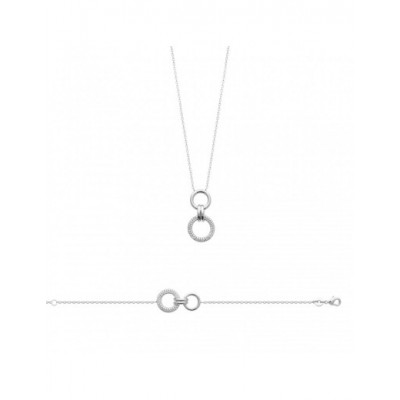 Collier Coque de Nacre Argent 925 rhodié et Oxyde de zirconium 87339945