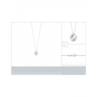 Collier Coque de Nacre Argent 925 rhodié et Oxyde de zirconium 873344245