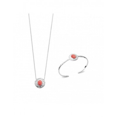 Collier Coque de Nacre Argent 925 rhodié 87317445