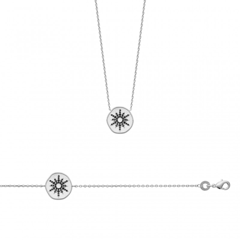 Bracelet Coque de Nacre Argent 925 rhodié PS 87314618
