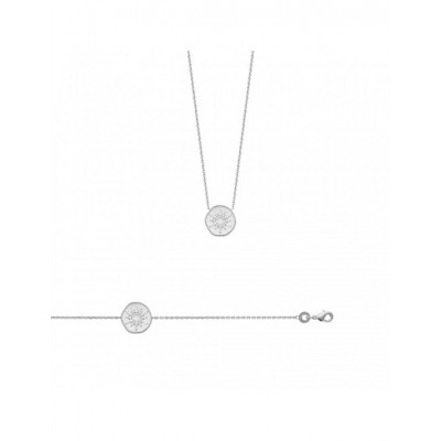 Bracelet Coque de Nacre Argent 925 rhodié et Oxydes de zirconium 87314518