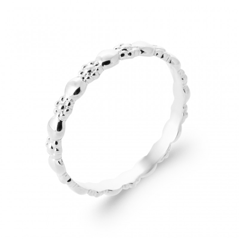 Bague Coque de Nacre Argent 925 rhodié 7987900
