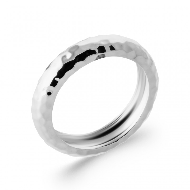 Bague Coque de Nacre Argent 925 rhodié 7950300
