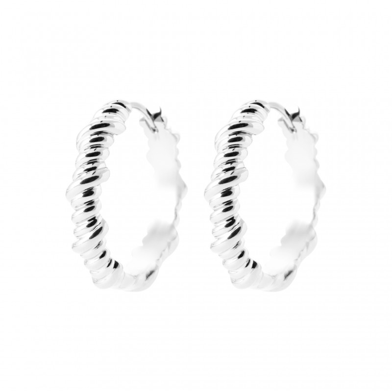 Boucles d'oreilles Coque de Nacre Argent 925 rhodié 7668300