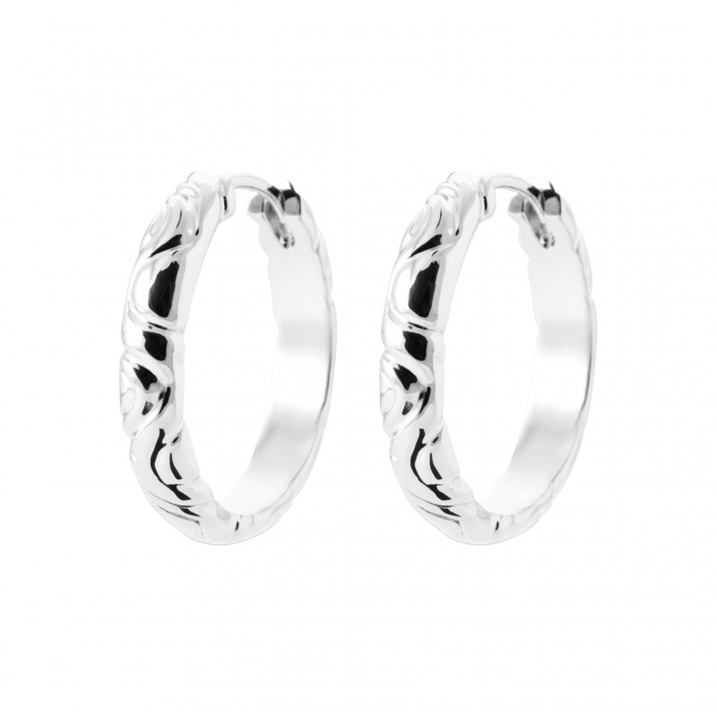 Boucles d'oreilles Coque de Nacre Argent 925 rhodié 7668000