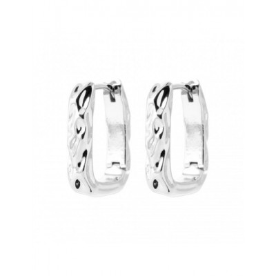 Boucles d'oreilles Coque de Nacre Argent 925 rhodié 7667500