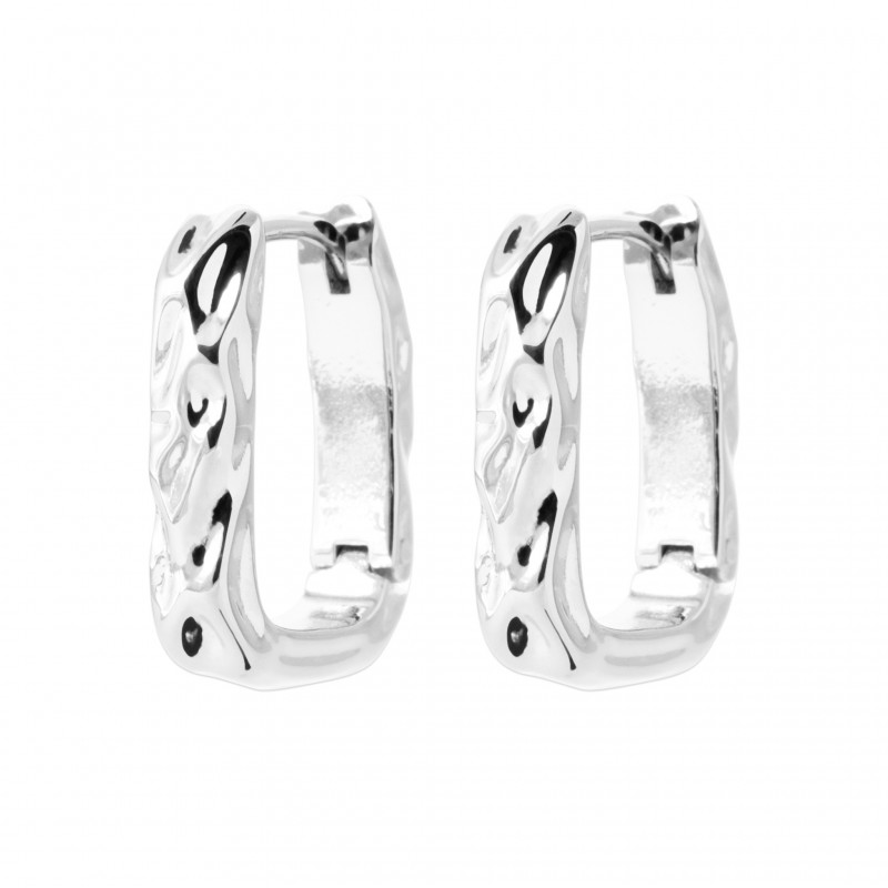 Boucles d'oreilles Coque de Nacre Argent 925 rhodié 7667500