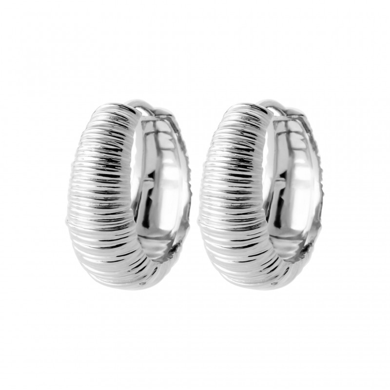 Boucles d'oreilles Coque de Nacre Argent 925 rhodié 7659000