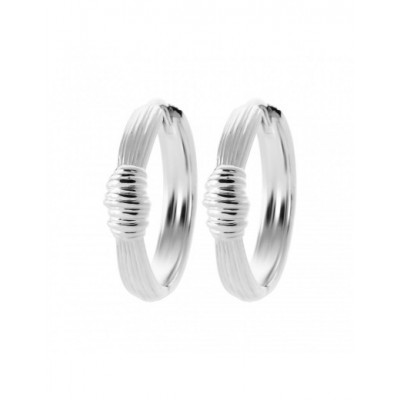 Boucles d'oreilles Coque de Nacre Argent 925 rhodié 7658900