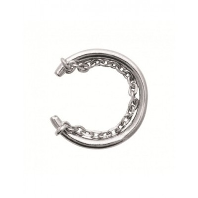 Bague d'oreille Coque de Nacre Argent 925 rhodié 7592800