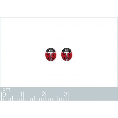 Boucles d'oreilles Coque de Nacre Argent 925 rhodié laqué 742969