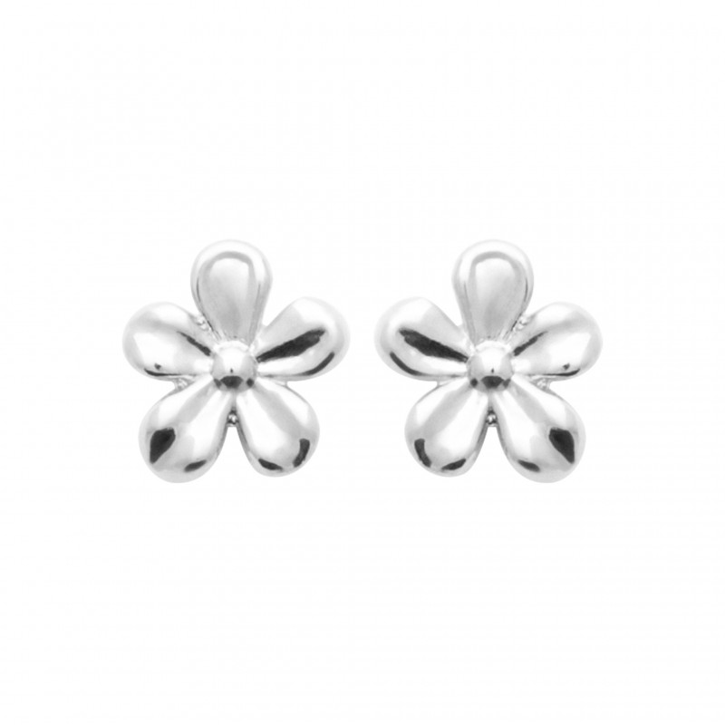 Boucles d'oreilles Coque de Nacre Argent 925 rhodié 73055000