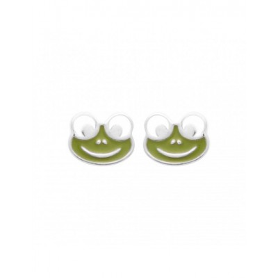 Boucles d'oreilles Coque de Nacre Argent 925 rhodié laqué 73041100