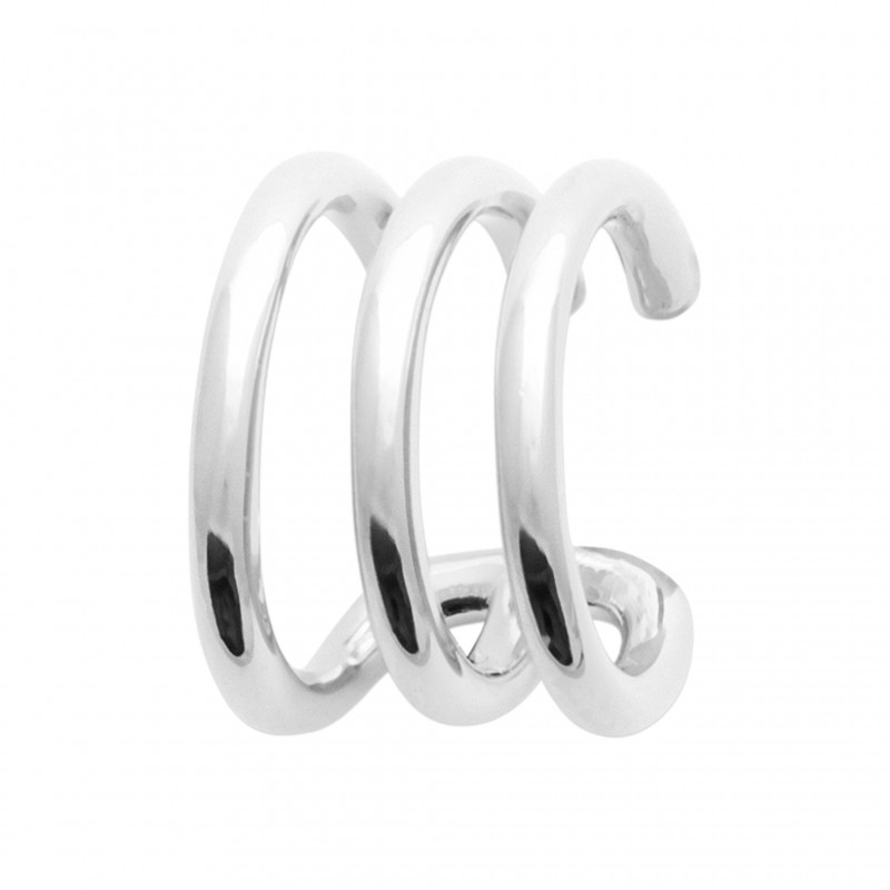 Bague d'oreille Coque de Nacre Argent 925 rhodié 73035300