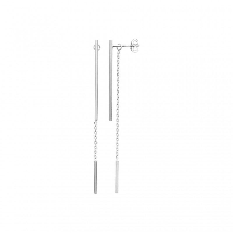 Boucles d'oreilles Coque de Nacre Argent 925 rhodié 73034400
