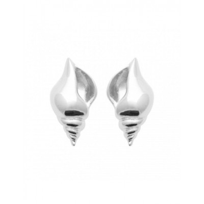 Boucles d'oreilles Coque de Nacre Argent 73022800