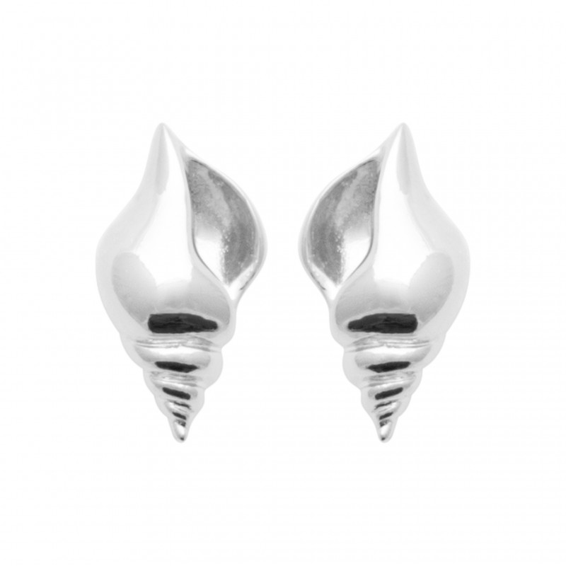 Boucles d'oreilles Coque de Nacre Argent 73022800