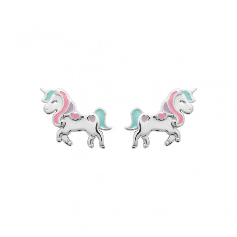 Boucles d'oreilles Coque de Nacre Argent 925 rhodié laqué 73012700