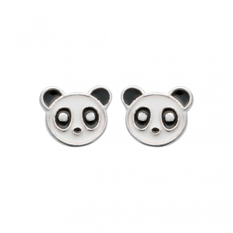 Boucles d'oreilles Coque de Nacre Argent 925 rhodié laqué 73011700
